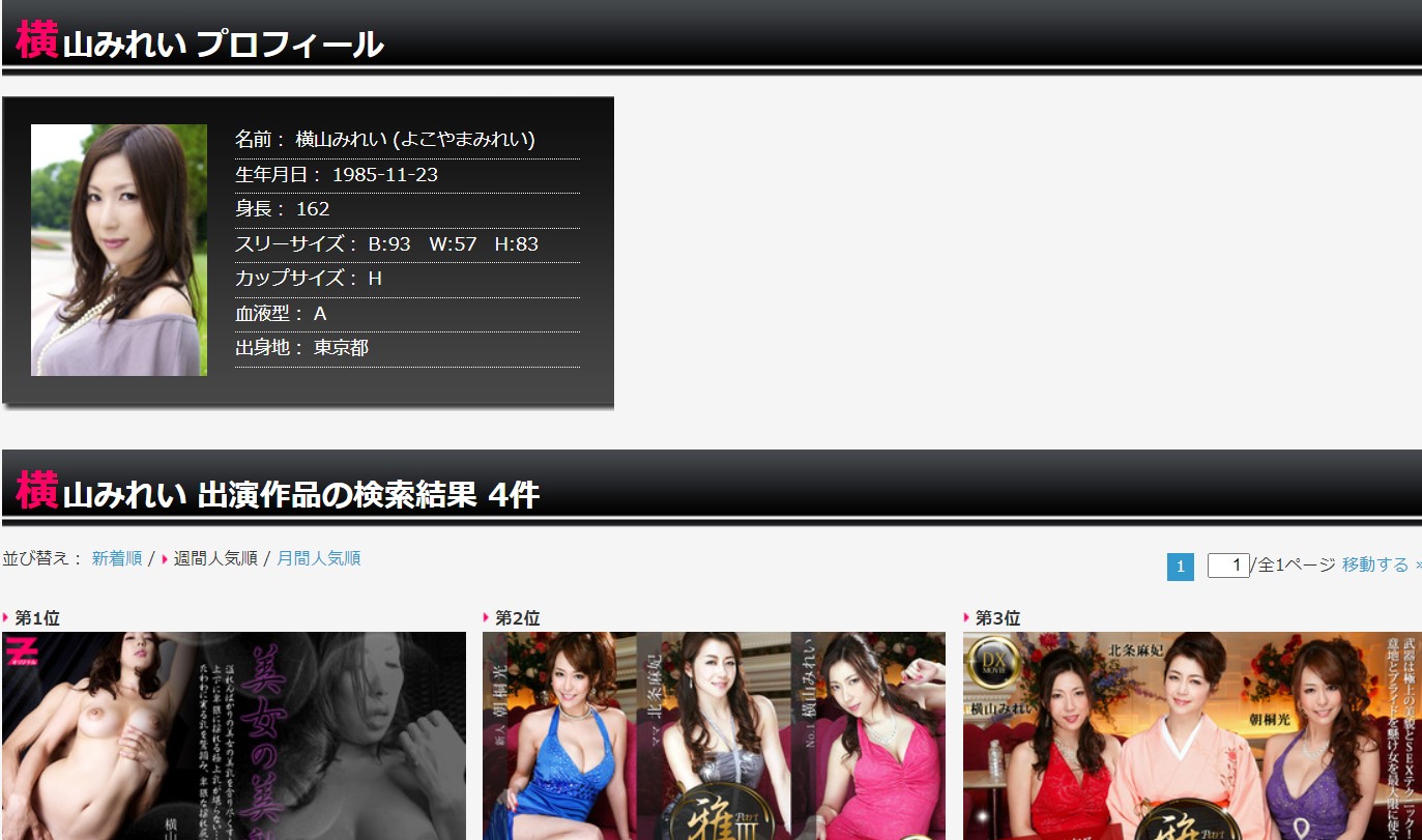 横山みれいHEYZOオリジナル無修正AV